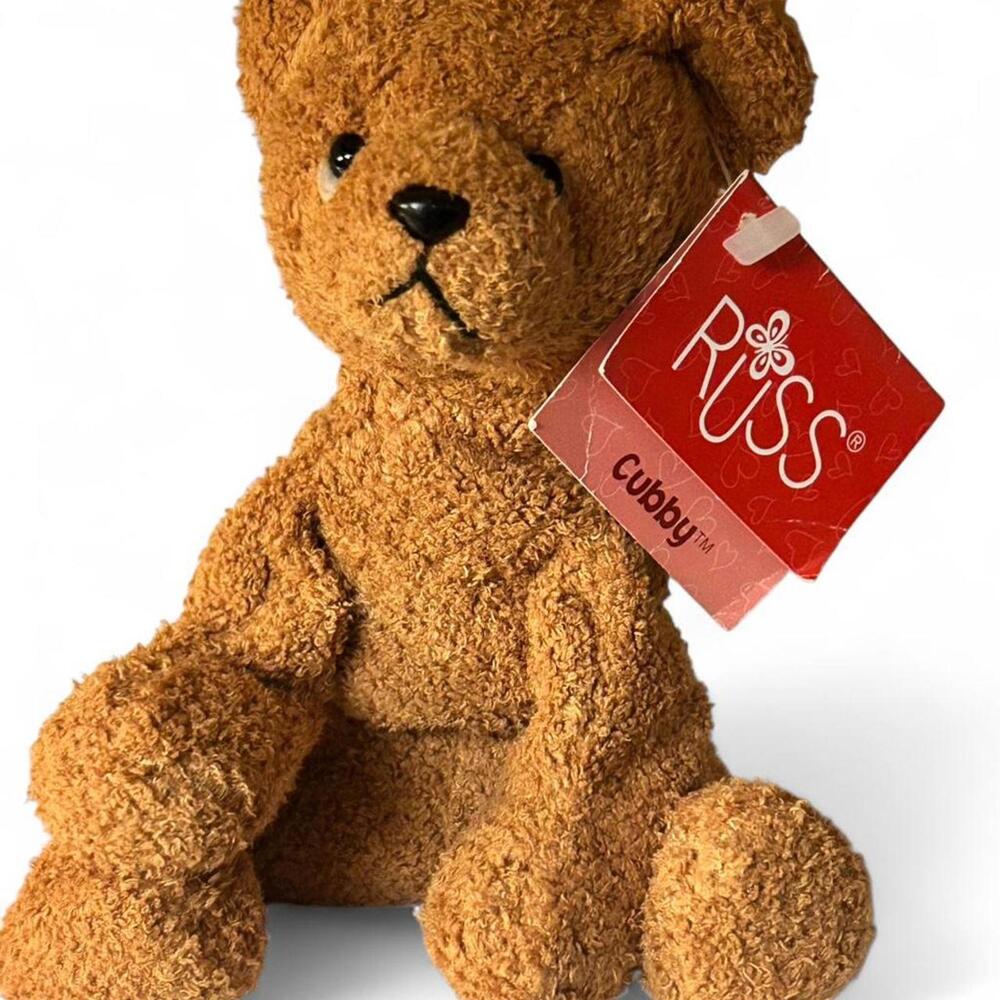 Russ cubby bear plush new‎ with tags
